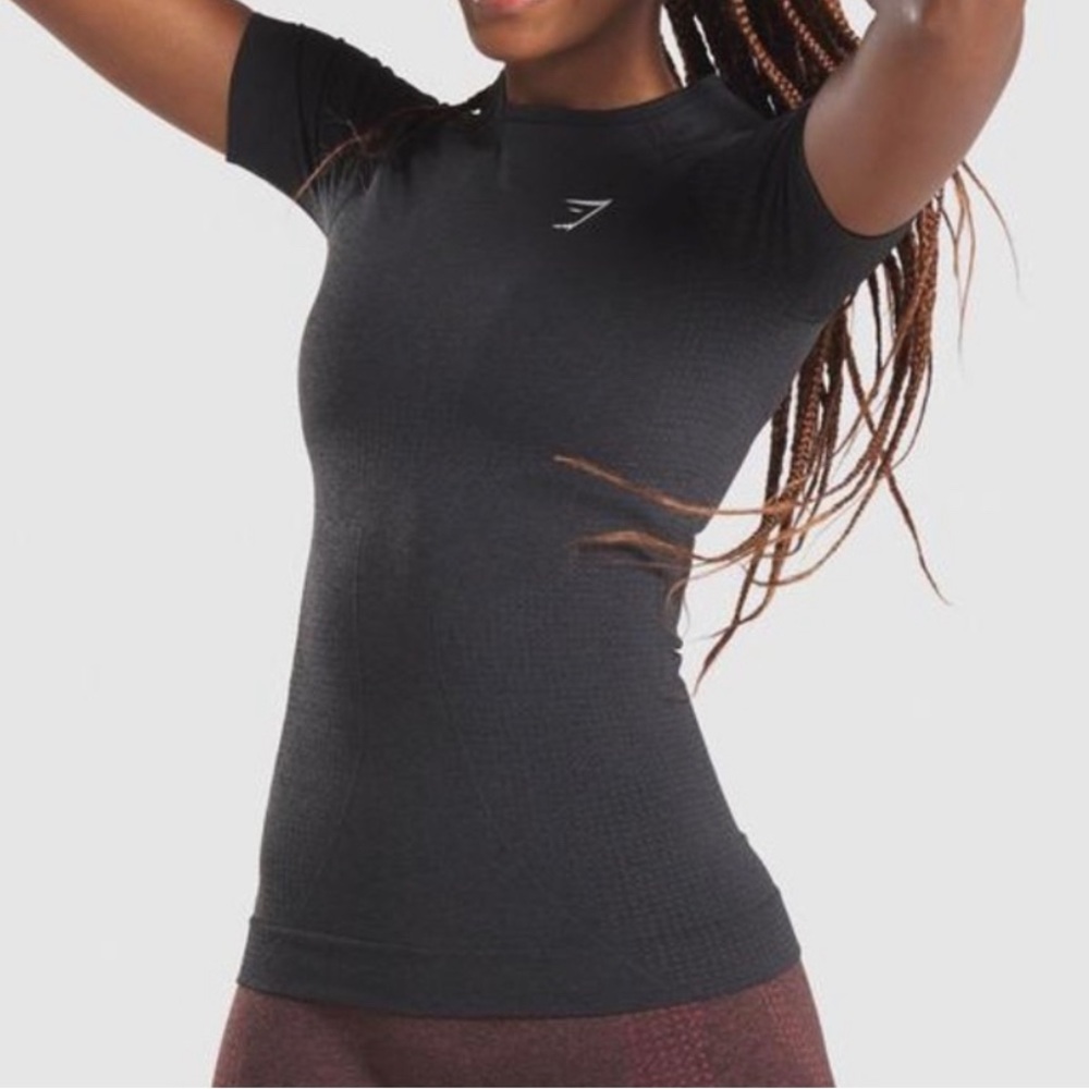 ISO Gymshark seamless short sleeve - Black